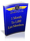 1 Month To 1000 List Members eBook