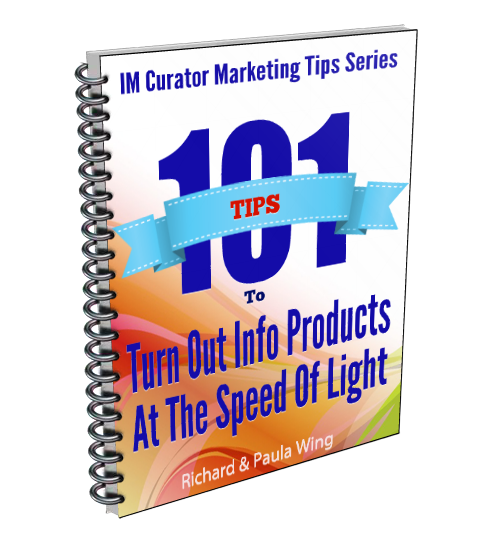 101 Tips To Turn Out Info Products At The Speed Of Light eBook