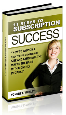 11 Steps To Subscription Success eBook