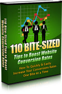 110 Bite Sized Tips To Boost Website Conversion Rates eBook
