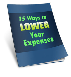 15 Ways To Lower Your Expenses eBook