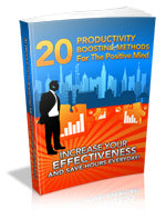 20 Productivity Boosting Methods For The Positive Mind eBook