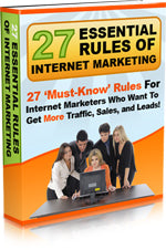 27 Essential Rules Of Internet Marketing eBook