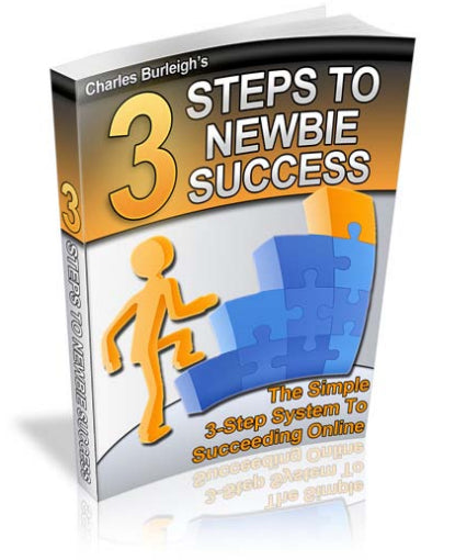 3 Steps To Newbies Success eBook