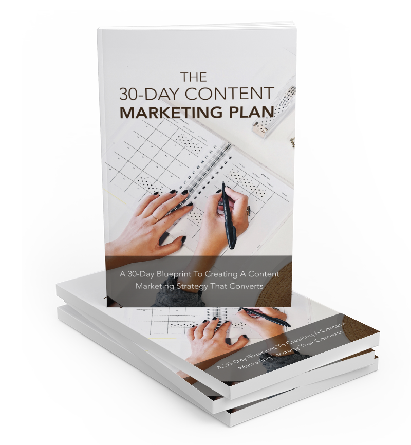 30 Day Content Marketing Plan eBook