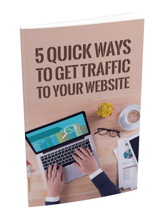 5 Quick Ways To Get Traffic To Your Website eBook