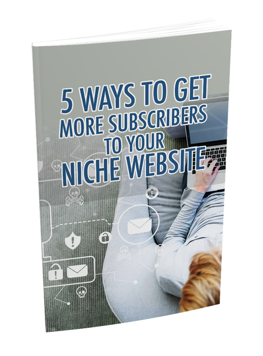 5 Ways To Get More Subscribers To Your Niche Website eBook