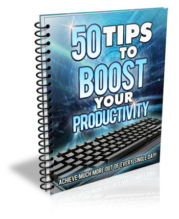 50 Tips To Boost Productivity eBook