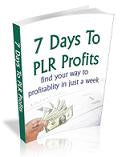 7 Days To PLR Profits eBook