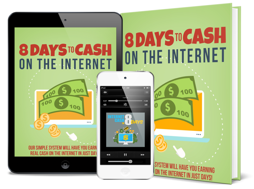 8 Days To Cash On The Internet AudioBook and Ebook