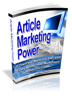 Article Marketing Power eBook