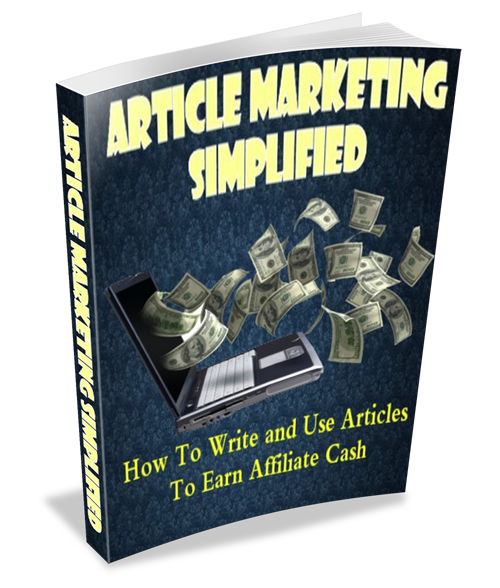Article Marketing Simplified eBook