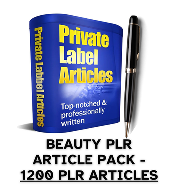 Beauty PLR Article Pack - 1200 PLR Articles