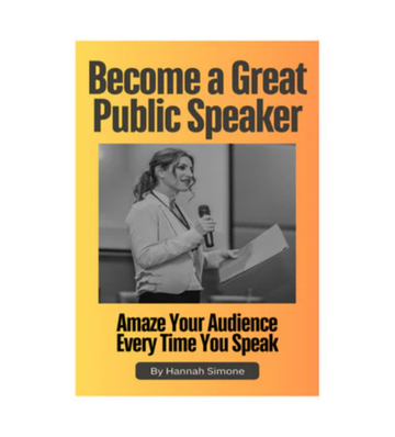 Become a Great Public Speaker eBook