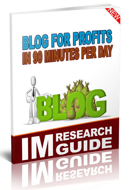 Blog For Profits In 90 Minutes Per Day eBook