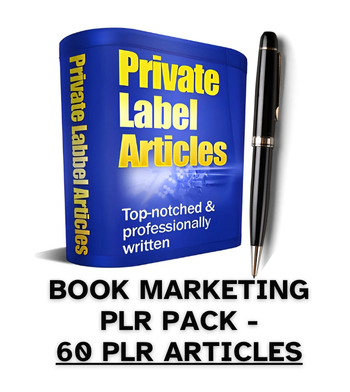 Book Marketing PLR Article Pack - 60 PLR Articles