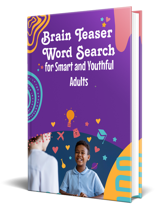 Brain Teaser Word Search For Smart And Youthful Adults eBook