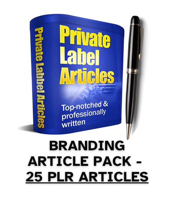 Branding PLR Article Pack - 25 PLR Articles