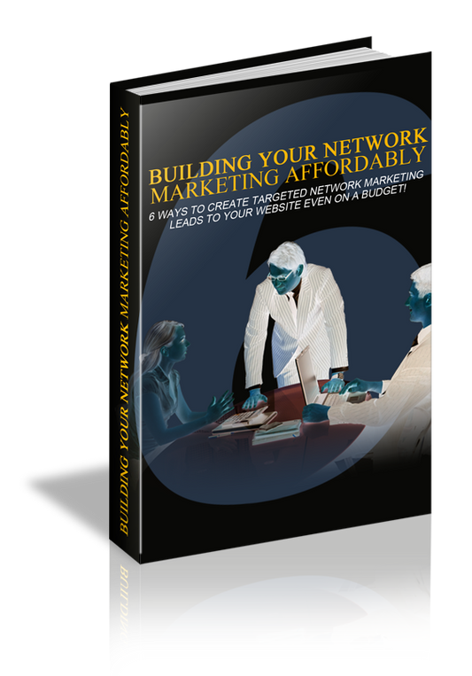 Building Your Network Marketing Affordably eBook