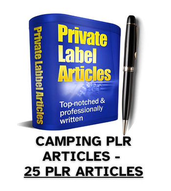 Camping PLR Article Pack - 25 PLR Articles