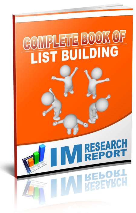 Complete Book Of List Building eBook