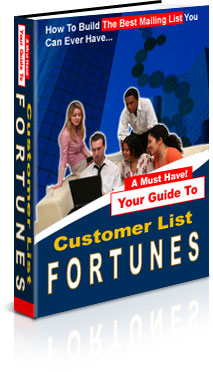 Customer List Fortunes eBook