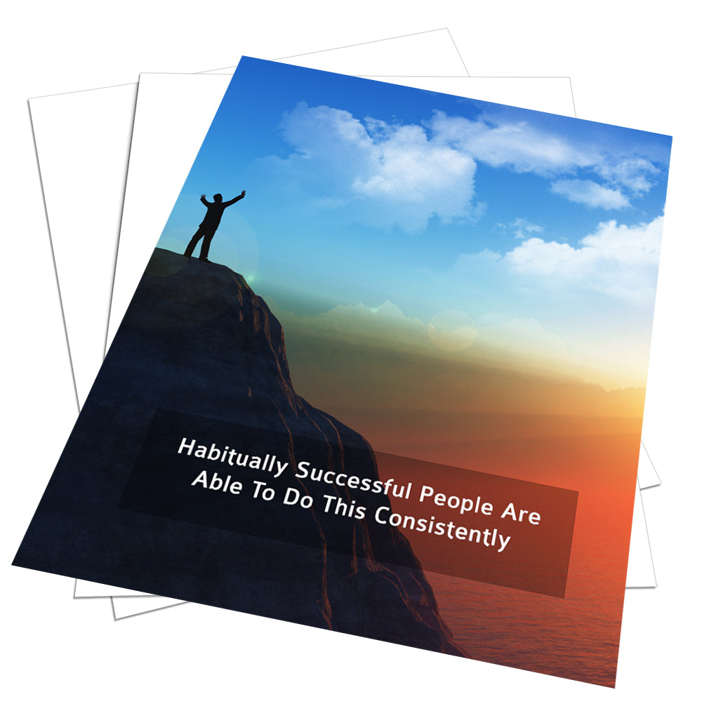 Habitually Successful People Are Able To Do This Consistently eBook
