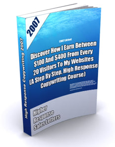 High Response Copy Writing eBook