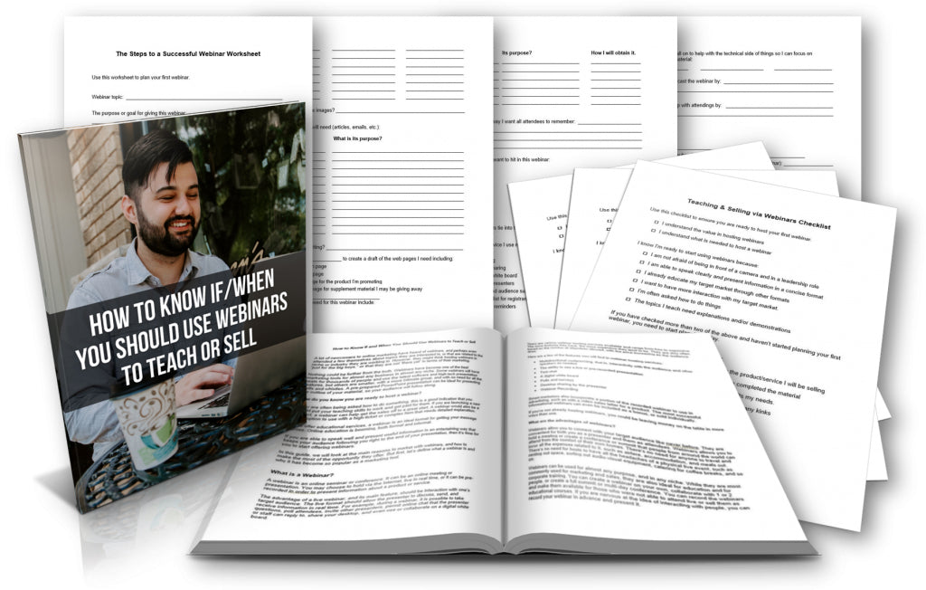 How To Know If When You Should Use Webinars To Teach Or Sell eBook