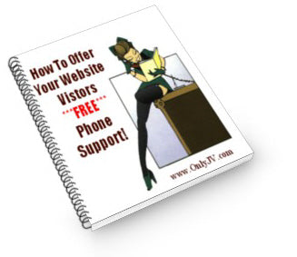 How To Offer Your Website Visitors FREE Phone Support eBook