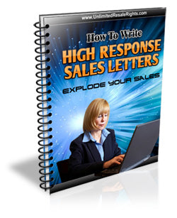 How To Write High Response Sales Letters eBook