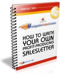 How To Write Your Own Profit Producing Sales Letters eBook