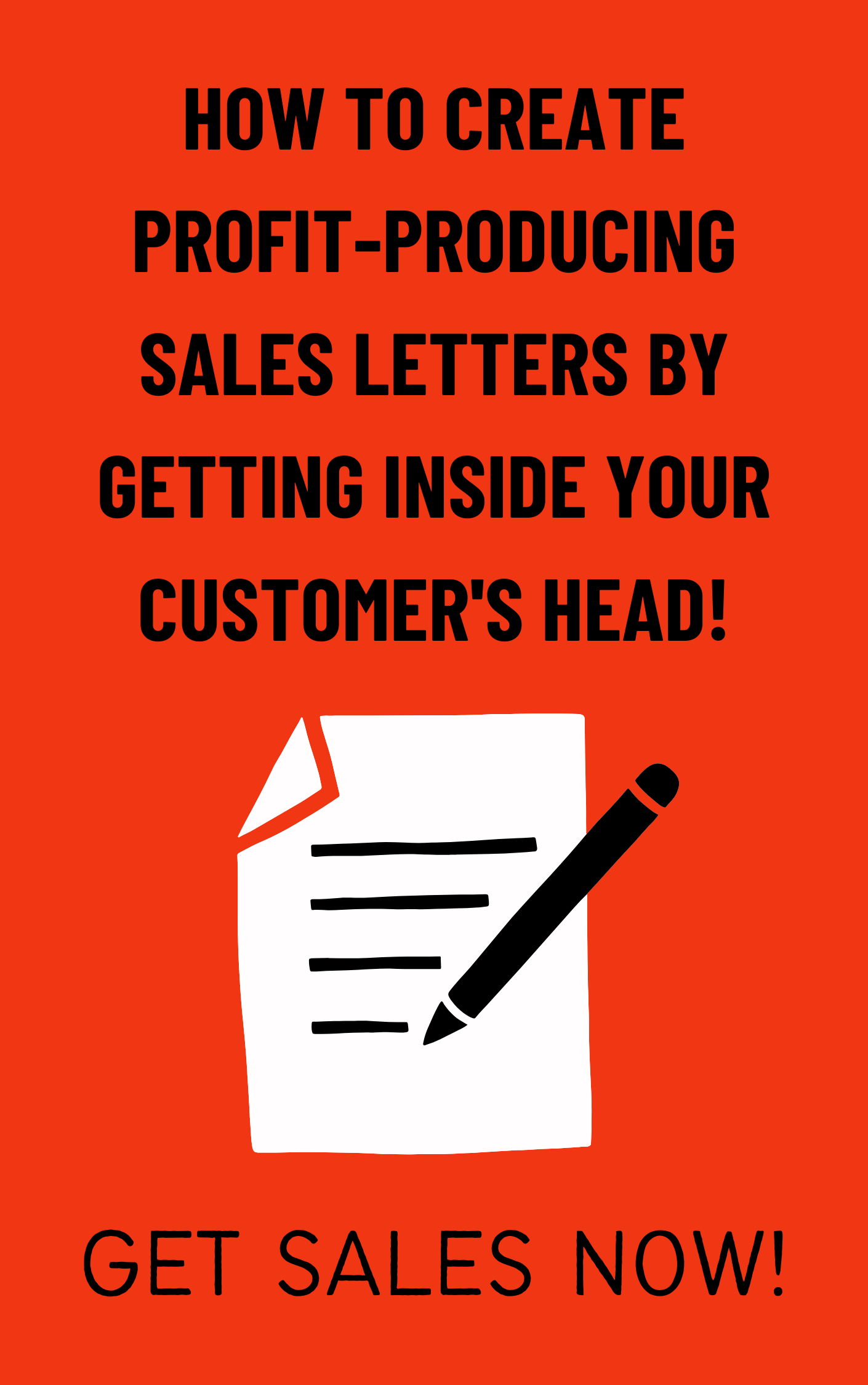 How to Create Profit Producing Sales Letters eBook