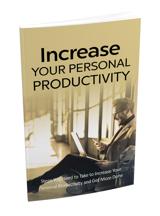 Increase Your Personal Productivity eBook