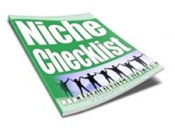 Niche Checklist eBook
