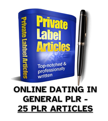 Online Dating In General PLR Article Pack - 25 PLR Articles