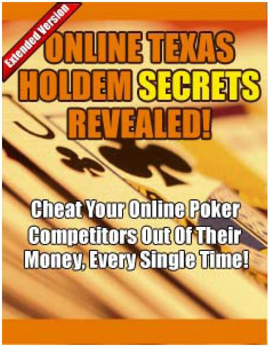 Online Texas Holdem Cheats Revealed eBook