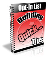 Opt in List Building Quick Tips eBook