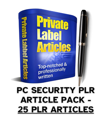 PC Security PLR Article Pack - 25 PLR Articles