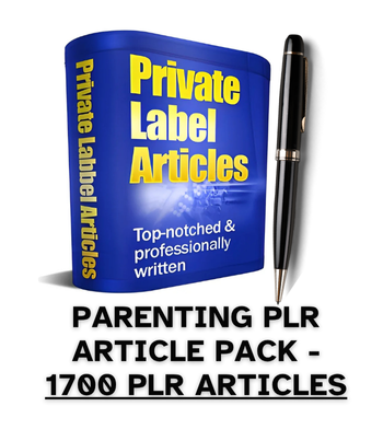 Parenting PLR Article Pack - 1700 PLR Articles
