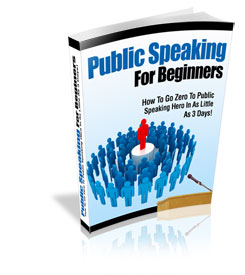 Public Speaking For Beginners eBook