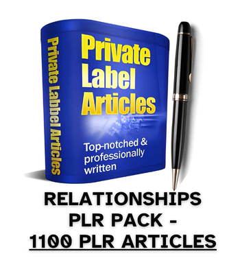 Relationships PLR Article Pack - 1100 PLR Articles