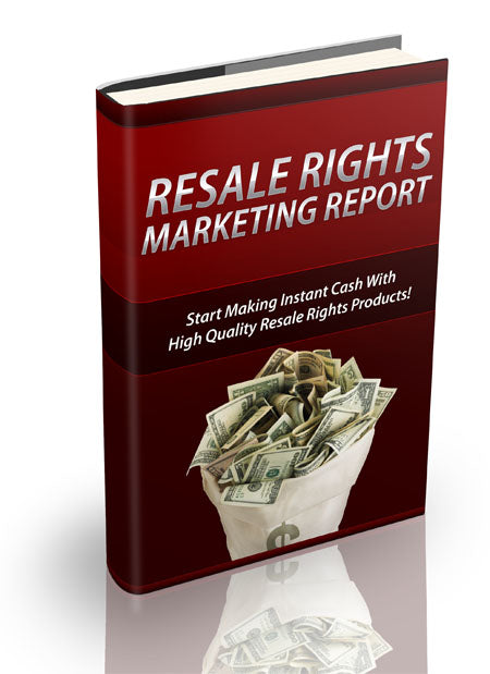 Resale Rights Marketing Report eBook