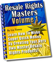 Resale Rights Masters Volume 1 eBook