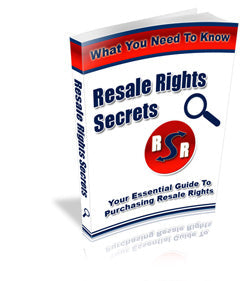 Resale Rights Secrets eBook