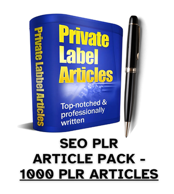 SEO PLR Article Pack - 1000 PLR Articles