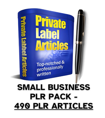 Small Business PLR Article Pack - 490 PLR Articles