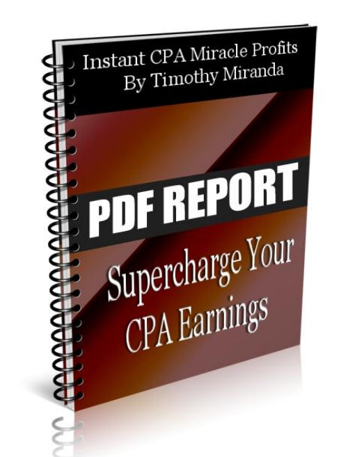 Super Charge Your CPA Earnings eBook
