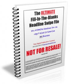 The Ultimate Fill In The Blanks Headlines Swipe File eBook