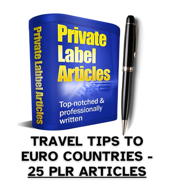 Travel Tips To European Countries PLR Article Pack - 25 PLR Articles